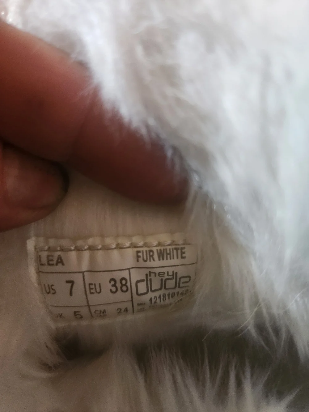 Hey Dude White Faux-Fur High-Top Winter Boots